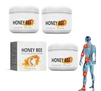 Bee Venom Pain Cream, 3 Pièces Crème anti-douleur au venin d'abeille avec venin d'abeille australien, creme venin d'abeille pour le Dos, le Cou, les Mains, les Pieds, Crème de Soulagement
