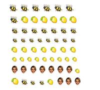 Bee Wasp Collections fly (autocollants pour ongles au citron d'abeille)