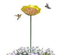 Bee Water Feeder, Pollinator Hydration Station, 5,12x5,12vinches Garden Drinking Dish with Ground Stake System, Outdoor Accessory, Safe Design, Yard Use for Farm and Garden