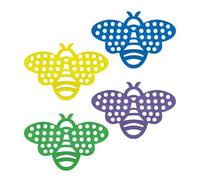 Bee Water Feeder Station - Lot de 4 coussinets d'hydratation en mousse flottants, bol d'arrosage décoratif pour pollinisateur | Accessoire de boisson papillon de jardin pour porche extérieur, cour