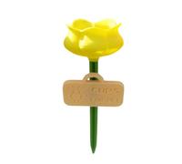 Bee Water Station -Flower Shape Watering Drinking Feeder with Ground Insert | Bee Waterer for Outdoor Backyard Patio Deck Butterfly Farm Pond Fountain Courtyard Lawn Terrace