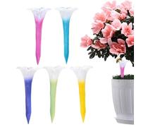 Bee Water Station, Resin Weatherproof Cups, 5 Pieces Bee Drinking Flower Cups for Garden with Shallow Basin, Decorative Hydration Feeder Set for Supporting Ecosystems, and Decorating Yards