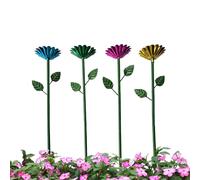Bee Waterer for Garden - 60x8x8cm 4 Pieces Beekeeping Hydration Tool, Butterfly Waterer Station, Flower Shaped Pollinator Feeder, Colorful Water for Backyard Lawn Patio
