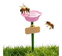Bee Watering Cups with Ground Stake, Leakproof Bee Water Feeders