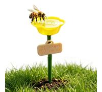 Bee Watering Cups with Ground Stake, Leakproof Bee Water Feeders