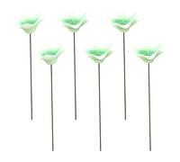 Bee Watering Station for Garden 6 Pieces Ceramic Flower Shaped Bird Bath