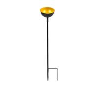Bee Watering Station, Garden Feeder Cup, 5.6in Outdoor Drinker, Authentic Metal Stakes, Decorative Sculptural Design for Pollinator Support, Backyard Décor, Wildlife Gardens