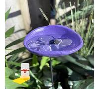 Bee Watering Station with Glass Marbles, Hummingbird Feeders for Outdoors, Butterfly Puddler Pollinator Drinking Cups, Bee Baths Attractors Bird Water Feeder, Garden Courtyard Hive Decor(B)