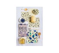 Bee wrap - Emballage alimentaire réutilisable x 3 feuilles - Nature noir et blanc