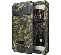 Beeasy Coque Étanche pour iPhone 7/8/SE 2022 2020- [IP68 + Protection Militaire 360°] Métal Renforcé, Protège-écran Intégré - pour Extérieur & Chantier - Camouflage