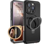 Beeasy Coque pour iPhone 16 Pro Max Étanche avec MagSafe, [IP68 Imperméable] [Support Invisible] 360 Intégrale Étui avec Protection Camera+Écran, Antichoc Militaire Incassable Waterproof Case 6,7"