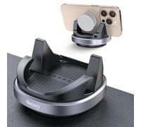 Beeasy Support Téléphone Voiture pour Tableau de Bord Silicone Antidérapant | Rotation à 360°, Opération à Une Main, pour PopGrip, Compatible iPhone Samsung Xiaomi et Tous Smartphones
