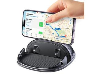 Beeasy Support Téléphone Voiture, Universel Porte Voiture Tableau de Bord Car Phone Holder pour iPhone 16 15 14 13 12 Pro Max 11 XR XS 8 7 Samsung Galaxy Huawei OnePlus Et d'autres Smartphones GPS