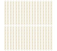 Beebeecraft 1 boîte 100 rallonges Chaînes D'extension Rallonges 18 carats en Acier Inoxydable 47~53mm Bracelet Chaîne de Cheville Extender Métal Accessoires de Bijoux DIY