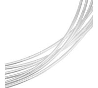 Beebeecraft Fil d'argent Rond de 0.8 mm Calibre 20 925 en Argent Sterling 1 m pour Loisirs Créatifs Bijoux avec 2 Chiffons de Polissage en Daim pour L'Enroulement de Fil la Fabrication de Bijoux