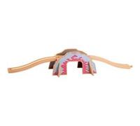 Beeboo - 0023268 - accessoire circuit train en bois - tunnel et pont multicolore G