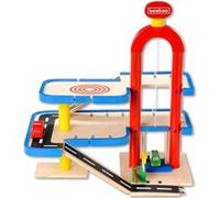 Beeboo - Garage / Parking En Bois 3 Etages - Jouet En Bois