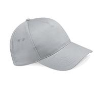 Beechfield B15 Ultimate Casquette 5 panneaux Gris clair