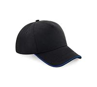 Beechfield B25c Casquette Authentique à 5 Panneaux - Visière Passepoilée