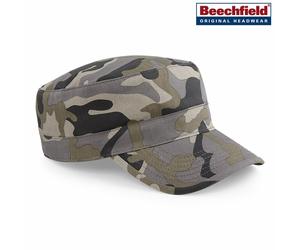 Beechfield B33 Chapeau Militaire Camouflage Camo Coton Twill Visire