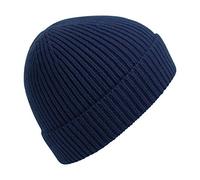 Beechfield B380 Bonnet en Maille côtelée à Pinces Invisibles