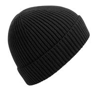 Beechfield B380 Bonnet en Maille côtelée à Pinces Invisibles