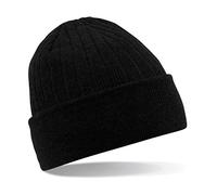 Beechfield B447.BLK Thinsulate Bonnet Mixte, Noir, Taille Unique