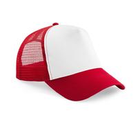 Beechfield B640 Demi Maille Camionneur Cotton Panneau Avant Pic Baseball Chapeau