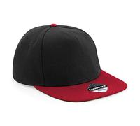 Beechfield Casquette Originale à visière Plate - Casquette de pour Homme/Femme - Marine/Rouge Classique