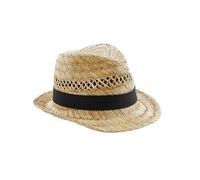 Beechfield B730 Straw Summer Trilby