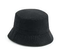 Beechfield Chapeau cloche en polyester recyclé B84R, Noir , Small