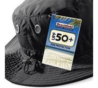 Beechfield - Bob cargo - Indice de protection solaire 50 (Taille unique) (Noir) - UTRW216 Noir G