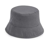 Beechfield Bob en coton bio B90N, gris graphite, XS-XL