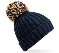 Beechfield - Bonnet a pompon adulte - B390 - bleu marine - taille:Taille unique 2 G