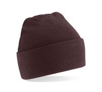 Beechfield Bonnet à Revers Casquette de Baseball, Marron (Chocolat), Taille Unique Mixte