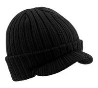 Beechfield - Bonnet à visière - Homme (Taille unique) (Noir) - UTRW241 Noir