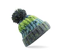 Beechfield Tire-Bouchon Pom Pom Bonnet-Luxueux Thermique Hiver Chapeau Couleurs - Gris électrique