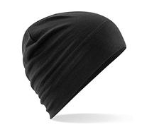 Beechfield Bonnet en laine mérinos B370, Noir , Taille Unique