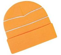 Beechfield - Bonnet haute visibilité - Adulte unisexe (Taille unique) (Orange fluo) - UTRW208 Orange Fluo, Orange fluo G
