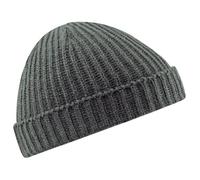 Beechfield Unisex Retro Trawler Winter Beanie Hat Casquette de Baseball, Gris fumé, Taille Unique Mixte