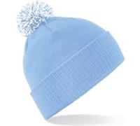 Beechfield - Bonnet SNOWSTAR - Fille (Taille unique) (Bleu ciel/blanc) - UTRW243 Bleu Ciel/blanc G