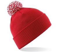Beechfield - Bonnet SNOWSTAR - Fille (Taille unique) (Rouge/blanc) - UTRW243 Rouge/blanc G