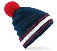 Beechfield - Bonnet STADIUM - Homme (Taille unique) (Bleu marine / rouge) - UTRW6016 Bleu Marine / Rouge G