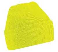 Beechfield - Bonnet tricoté - Unisexe (Taille Unique) (Jaune Fluo)