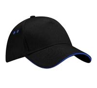 Beechfield B015c Ultimate Casquette à 5 panneaux, visière avec insert de couleur - - Taille Unique