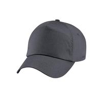 Beechfield Casquette 5 panneaux taille unique gris graphite