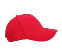 Beechfield - Casquette - Adulte unisexe (Taille unique) (Rouge classique/Blanc) - UTBC3433 Rouge Classique/Blanc G