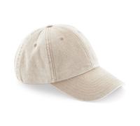 Beechfield Casquette Baseball Vintage Profil Bas Chapeau Pré Courbé Délavé Homme