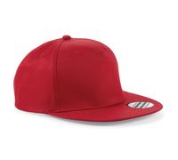 Beechfield Casquette Cinq Panneau Rappeur Plat Pic Rétro Autocollant Réglable