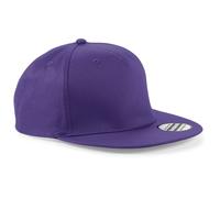 Beechfield Casquette Cinq Panneau Rappeur Plat Pic Rétro Autocollant Réglable